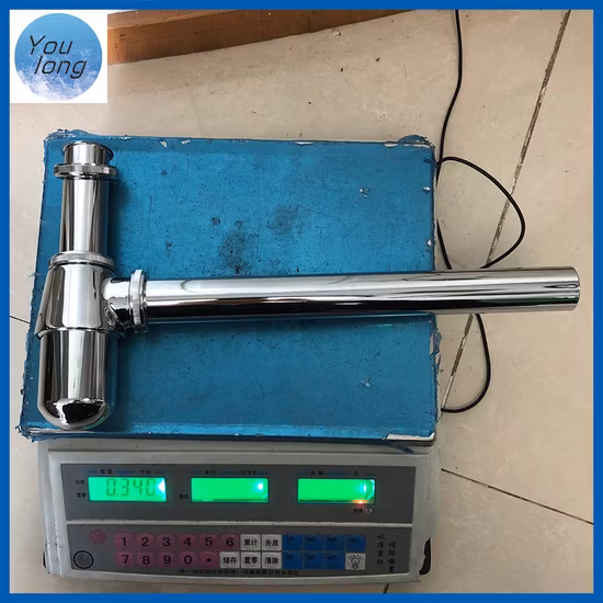 Sifone per bottiglia economico per lavabo in lega di zinco, scarico per lavandino