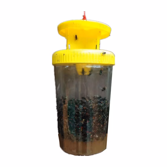 Trappola per bottiglia acchiappamosche da giardino per esterni in plastica con esca attrattiva